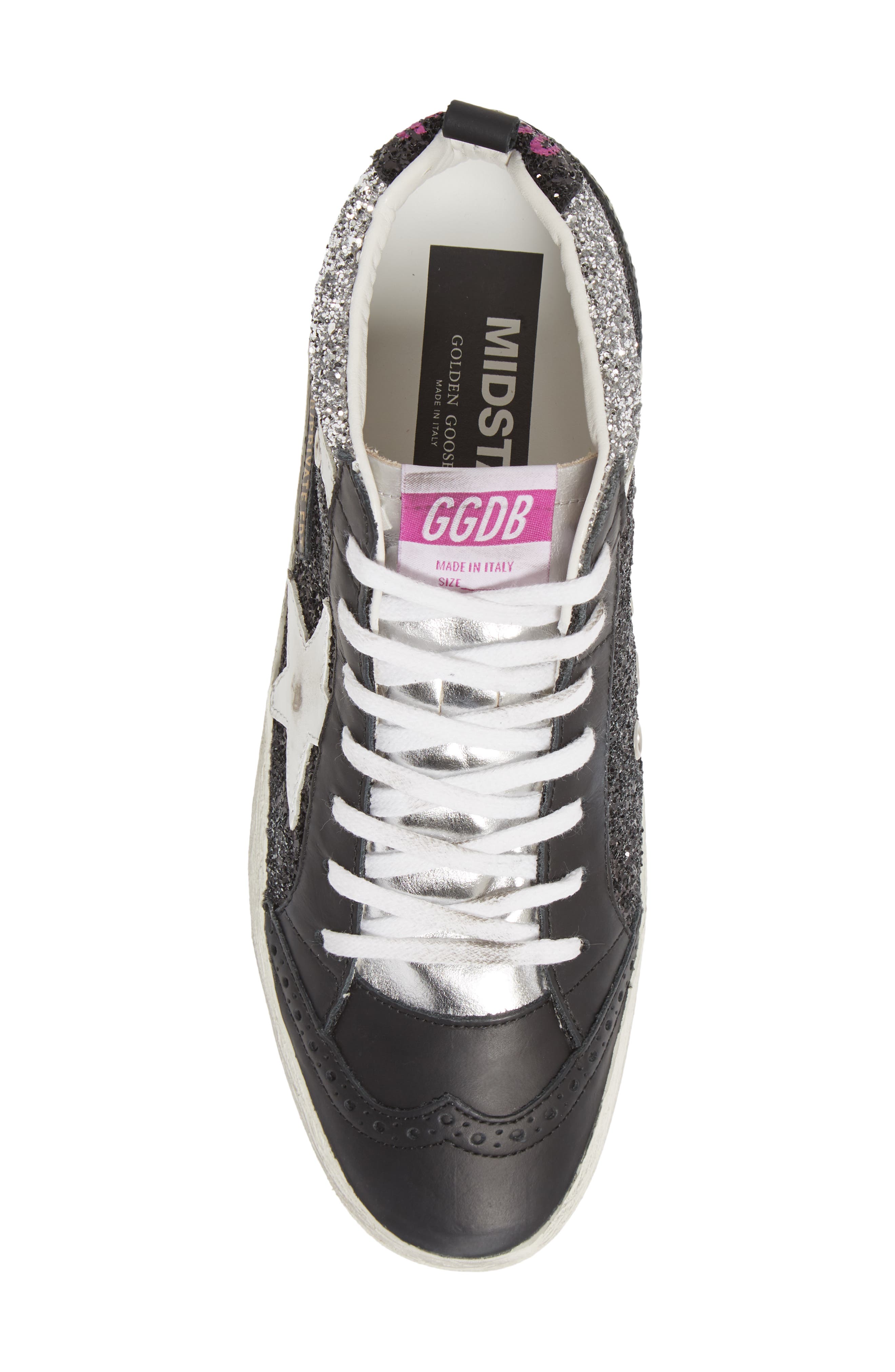 Golden Goose Mid Star Sneaker, Alternate, color, 