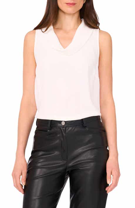 Vince Camuto Cowl Neck Sleeveless Blouse