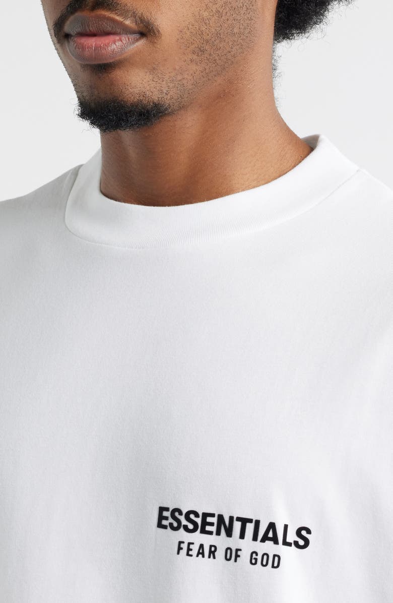 Fear of God Essentials Classic Fit Logo Graphic T-Shirt, Alternate, color, Bright White