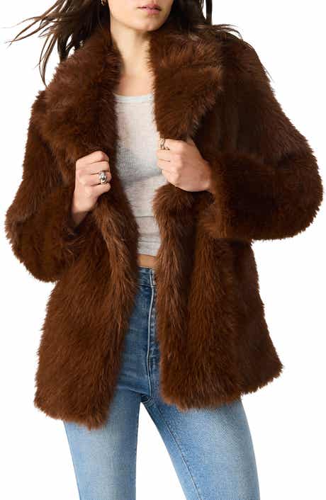 Steve Madden Kindra Faux Fur Coat
