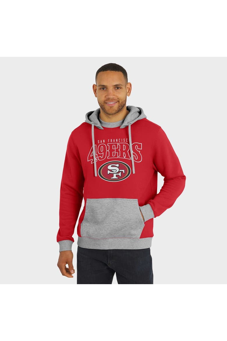 Men's Darius Rucker Collection by Fanatics Scarlet San Francisco 49ers Coaches Hoodie, Alternate, color, Scarlet