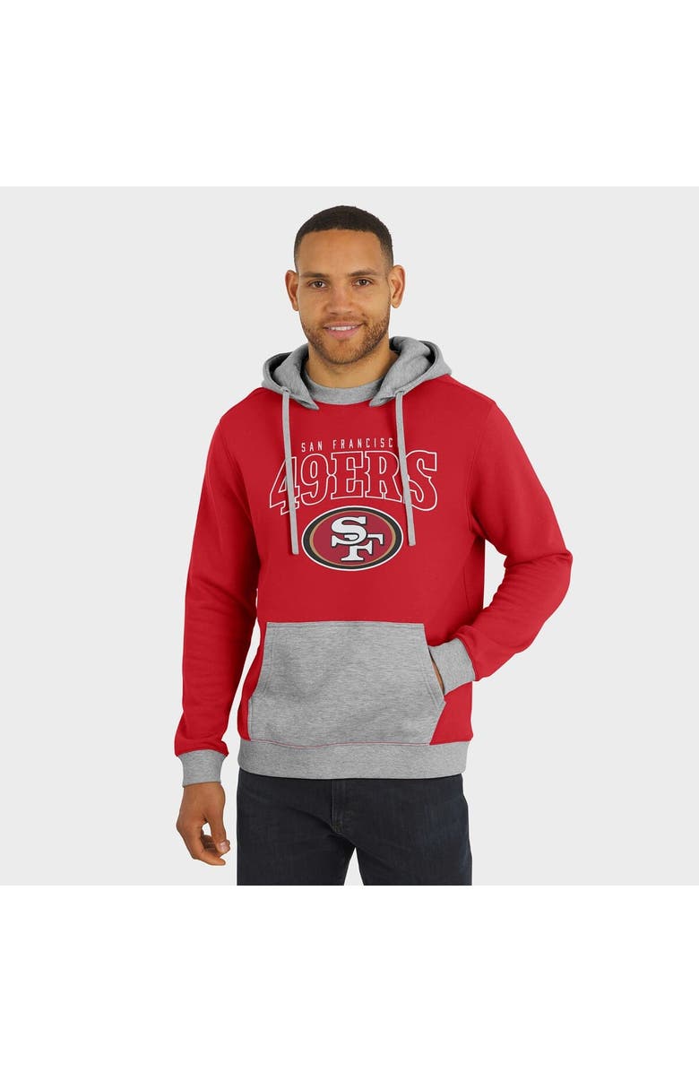 Darius Rucker Collection by Fanatics Men's Darius Rucker Collection by Fanatics Scarlet San Francisco 49ers Coaches Hoodie, Alternate, color, Scarlet