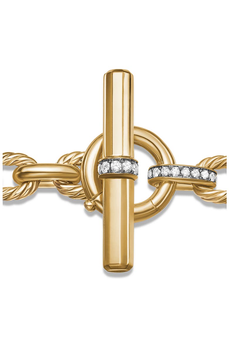 Lexington Chain 18K Gold Bracelet, Alternate, color, DIAMOND/ YELLOW GOLD