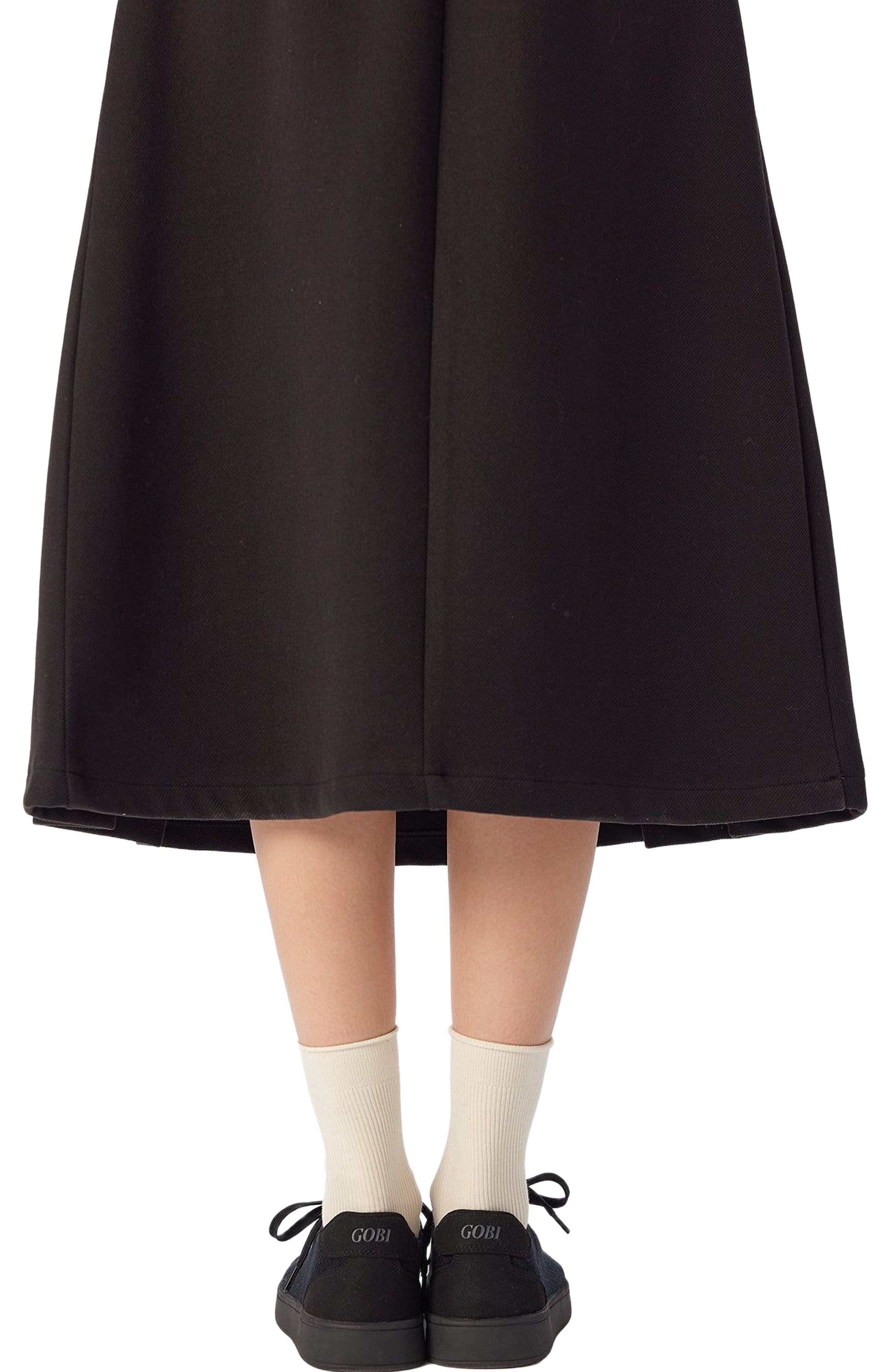 GOBI Mongolian Cashmere Mercerized Wool Cashmere Knitted Sneakers, Alternate, color, Black