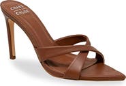 CHASE AND CHLOE Crisscross Strap Sandal