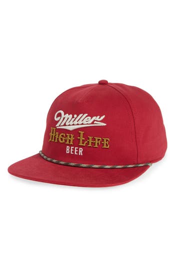 AMERICAN NEEDLE AMERICAN NEEDLE MILLER HIGH LIFE ADJUSTABLE BASEBALL CAP