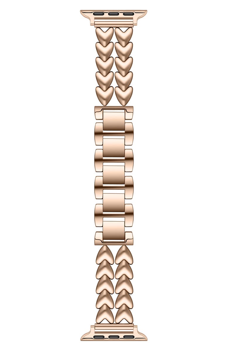 The Posh Tech Crush Hearts Apple Watch<sup>®</sup> Bracelet Watchband, Main, color, 