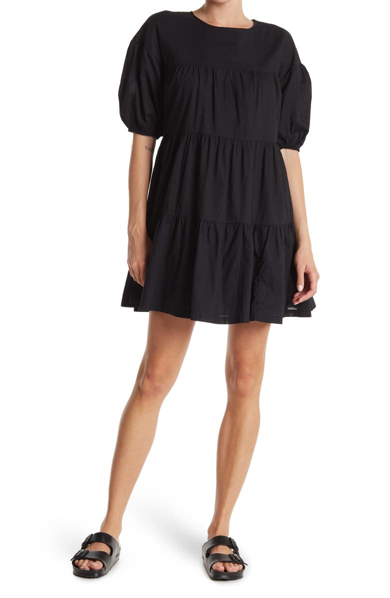 Melrose and Market Tiered Mini Dress, Main, color, 