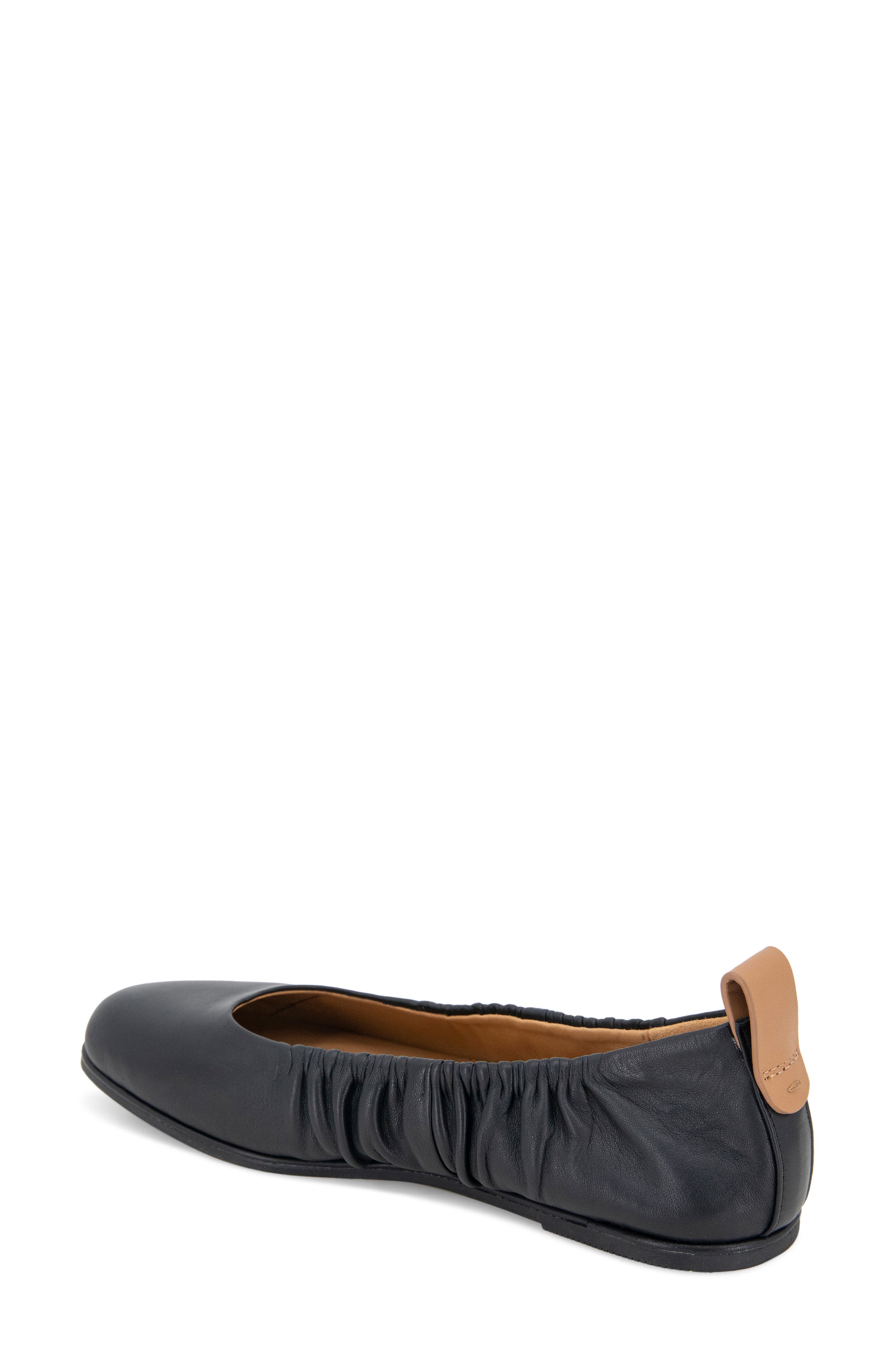 Mavis Ballet Flat, Alternate, color, BLACK LEATHER
