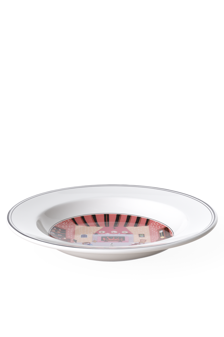 Design Naif Rim Soup #5 By the Fireside, Alternate, color, None