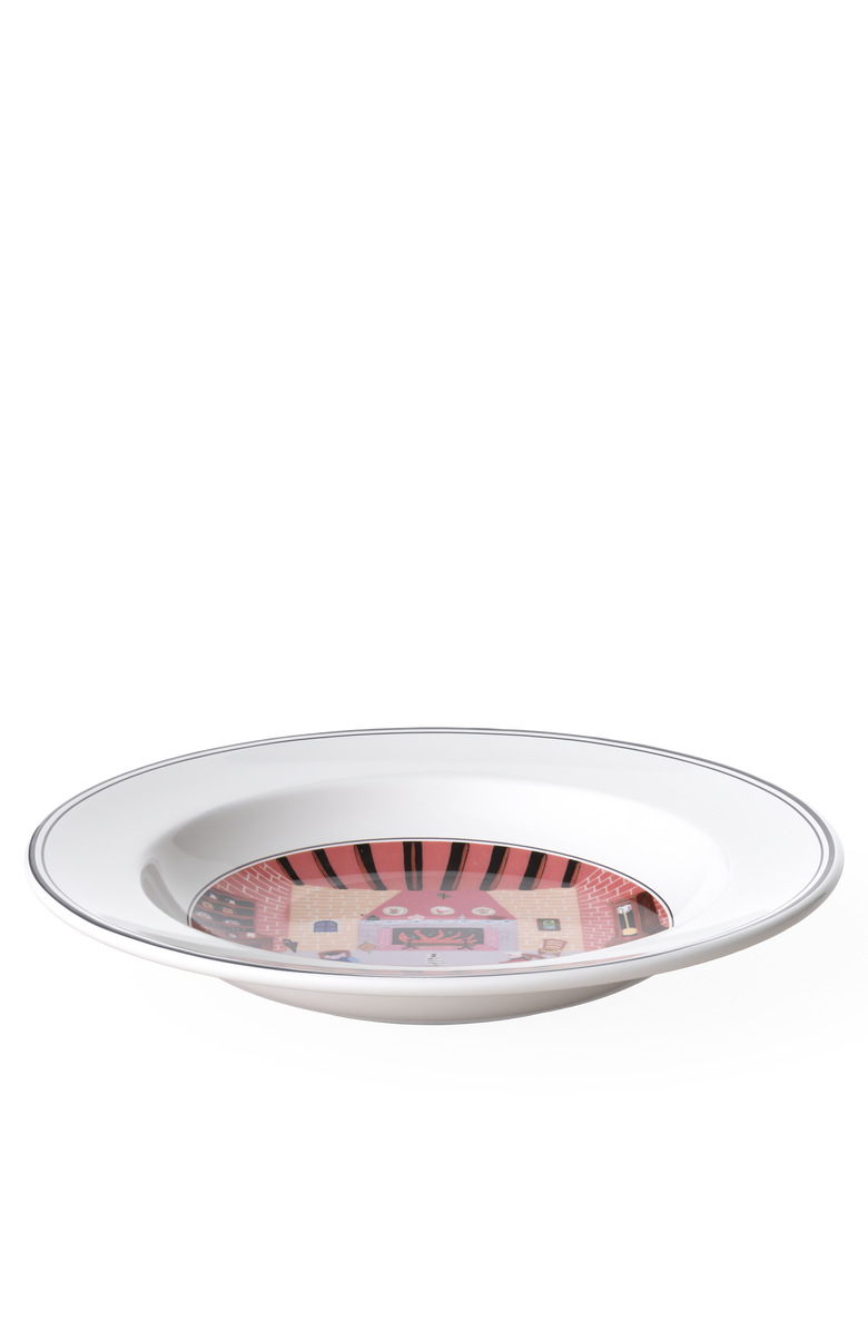 Villeroy & Boch Design Naif Rim Soup #5 By the Fireside, Alternate, color, NO COLOR