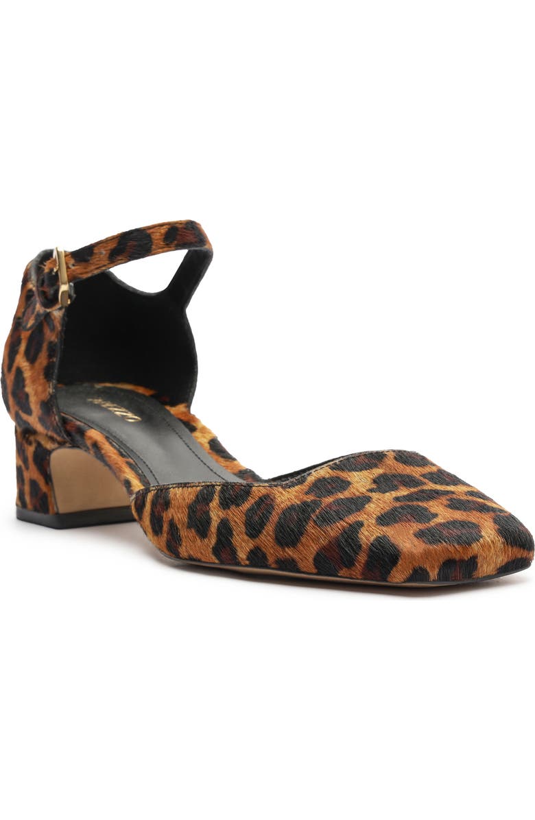 Arezzo Tori Ankle Strap Pump, Main, color, Natural Leopard