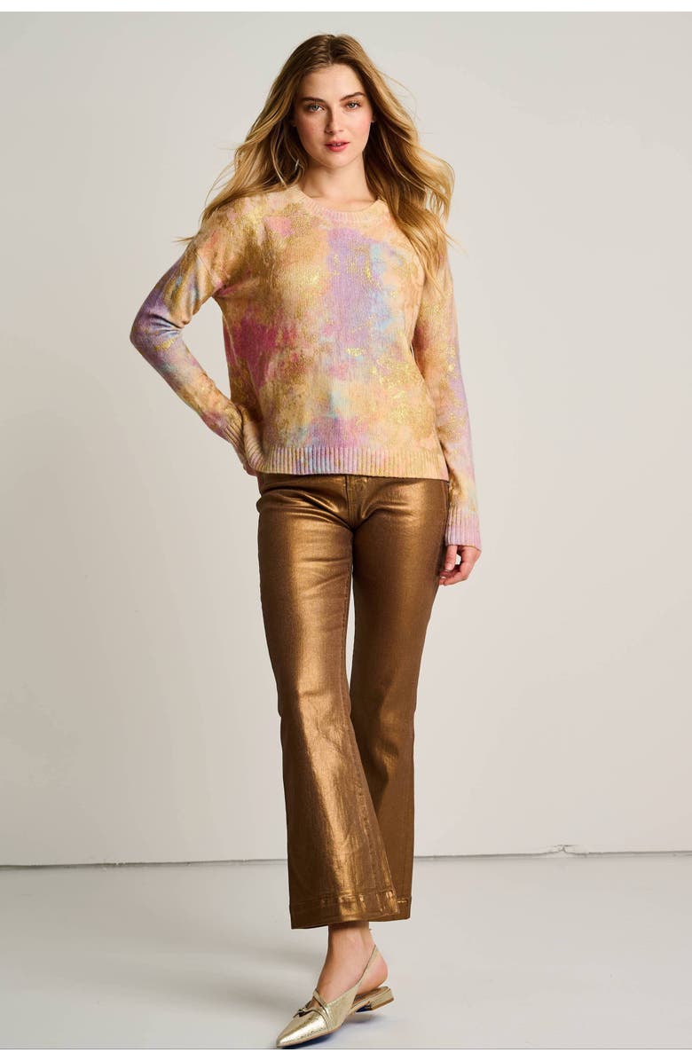 Lisa Todd Good As Gold Sweater, Alternate, color, Gold Multi