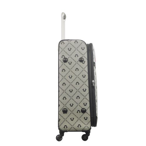 TRUE RELIGION TRUE RELIGION SOFT SIDED 31" EXPANDABLE, SPINNER LUGGAGE BUDDAH PATCH