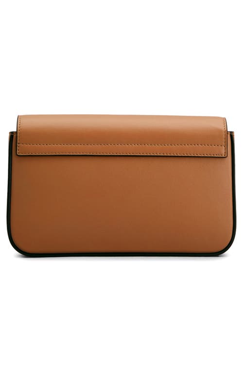 Tod's Mini Leather Flap Bag In Kenia Scuro