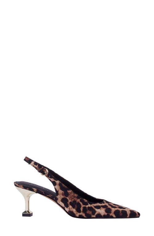 Katy Perry The Oceanview Pointed Toe Slingback Pump In Animal Print
