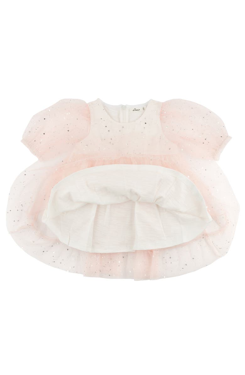 oh baby! Josephine Silver-Fleck Dress, Alternate, color, Pale Pink