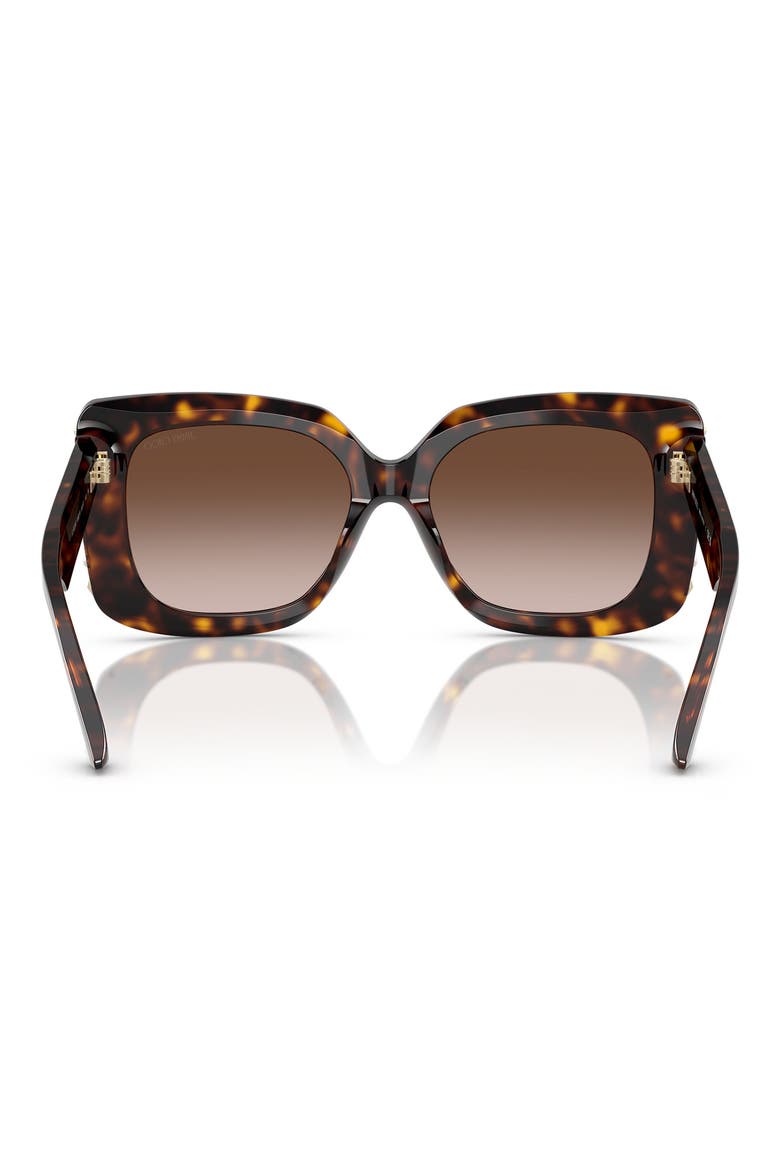 54mm Butterfly Sunglasses, Alternate, color, HAVANA