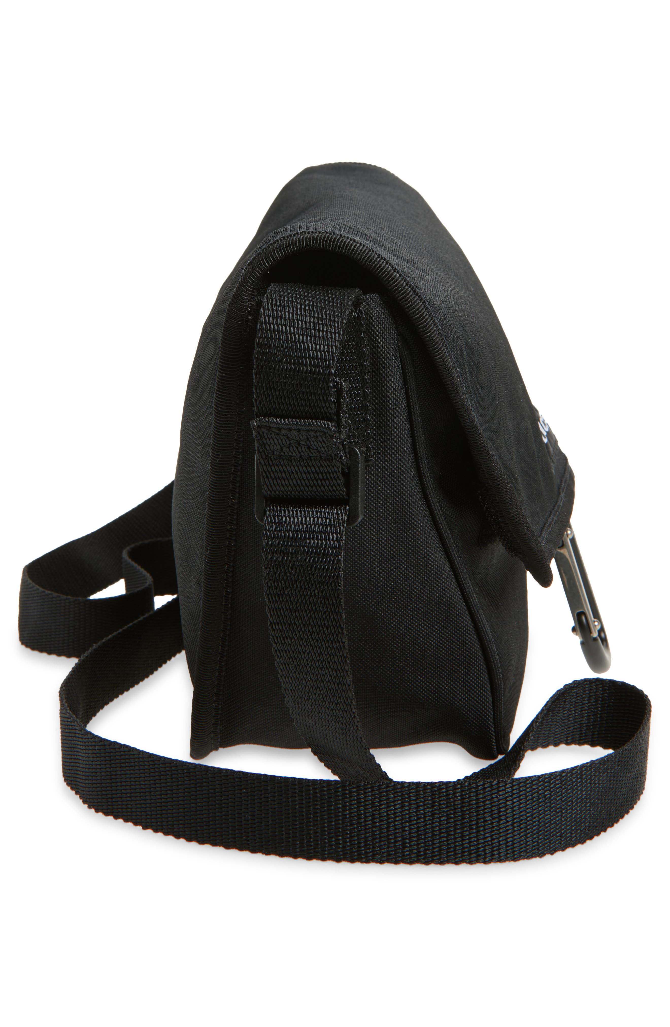 Balenciaga Explorer Canvas Messenger Bag, Alternate, color, 1000 Black