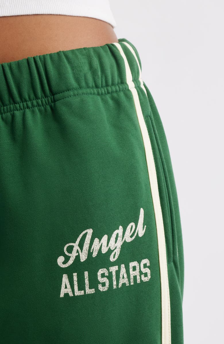 THE MAYFAIR GROUP Angel All-Stars Wide Leg Sweatpants, Alternate, color, Green