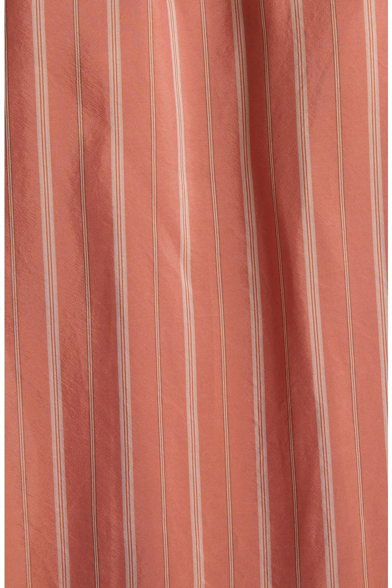 Stripe Cupro Twill Button-Up Shirt, Alternate, color, PINK