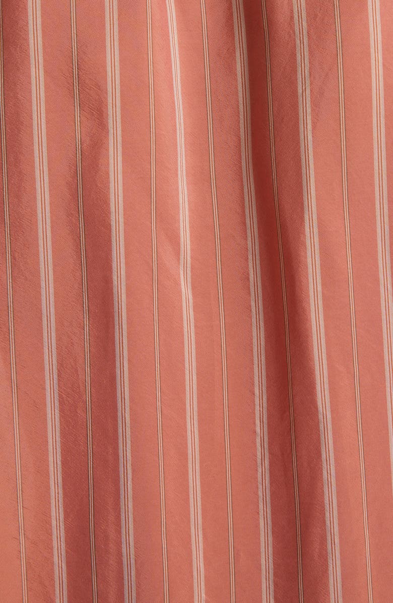 Maison Margiela Stripe Cupro Twill Button-Up Shirt, Alternate, color,