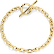 D.LOUISE Cuban Chain T Bar Bracelet