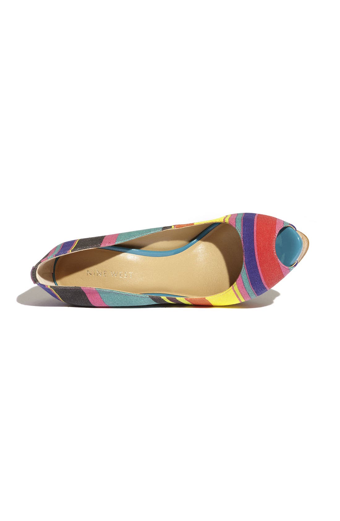 'Linger' Wedge, Alternate, color, FLAMINGO MULTI