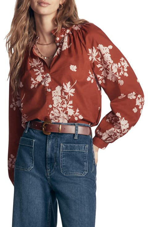 Erica Cotton Frill Top