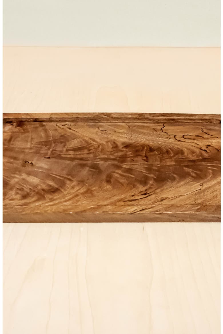 Acacia Rectangular Serving Tray, Alternate, color, Natural