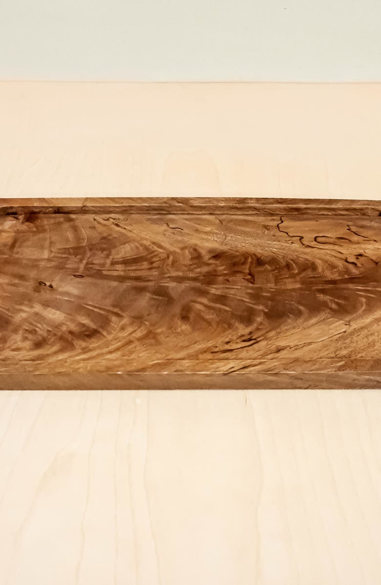 LIKHA Acacia Rectangular Serving Tray, Alternate, color, Natural