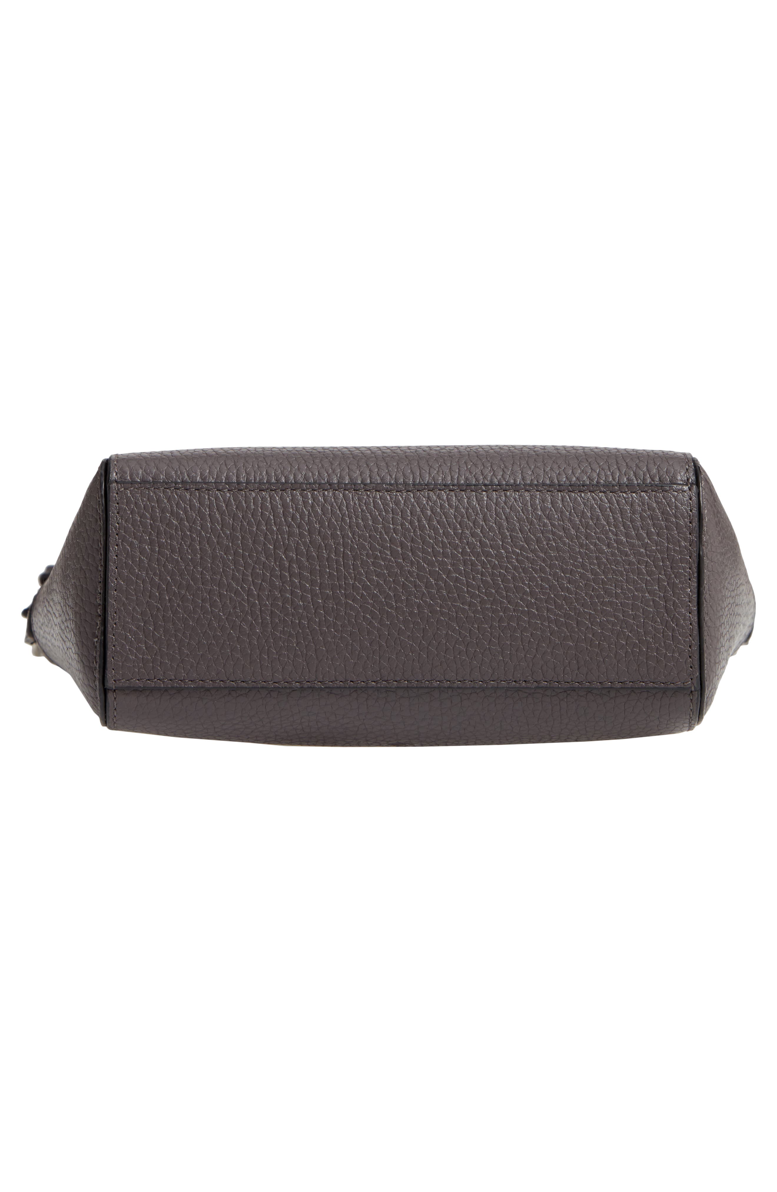 Mini Campbell Leather Crossbody Bag, Alternate, color, GREY MONUMENT