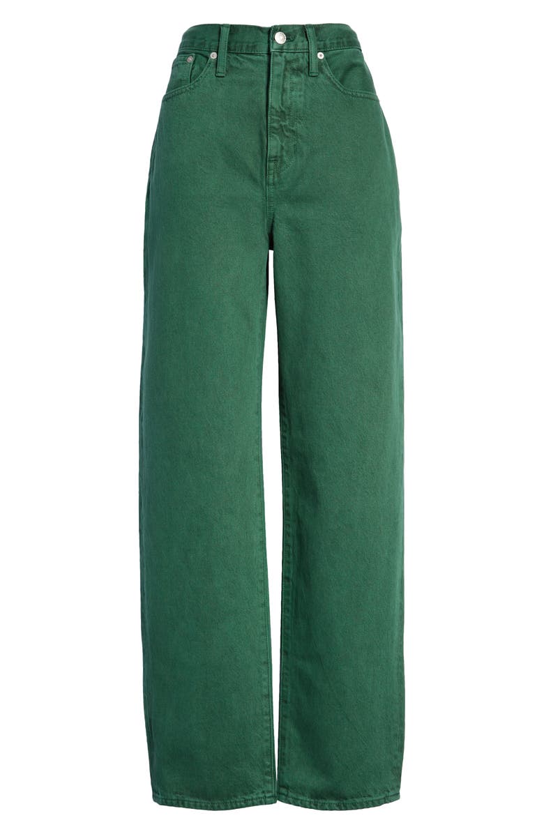 Madewell Garment Dye Baggy Straight Jeans, Alternate, color,