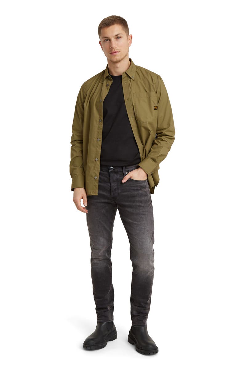 G-Star RAW 3301 Slim Fit Jeans, Alternate, color, Antic Charcoal