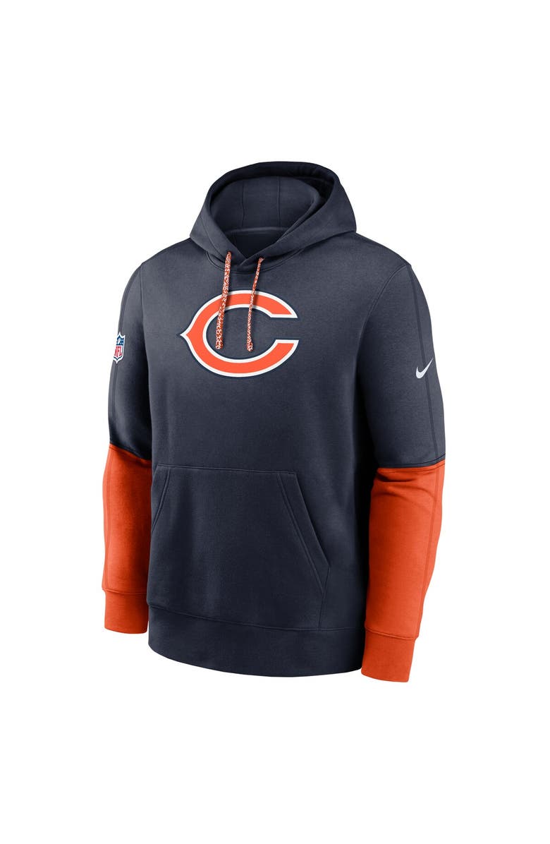 Nike Men's Nike Navy Chicago Bears 2024 Sideline Club Pullover Hoodie, Alternate, color, Navy
