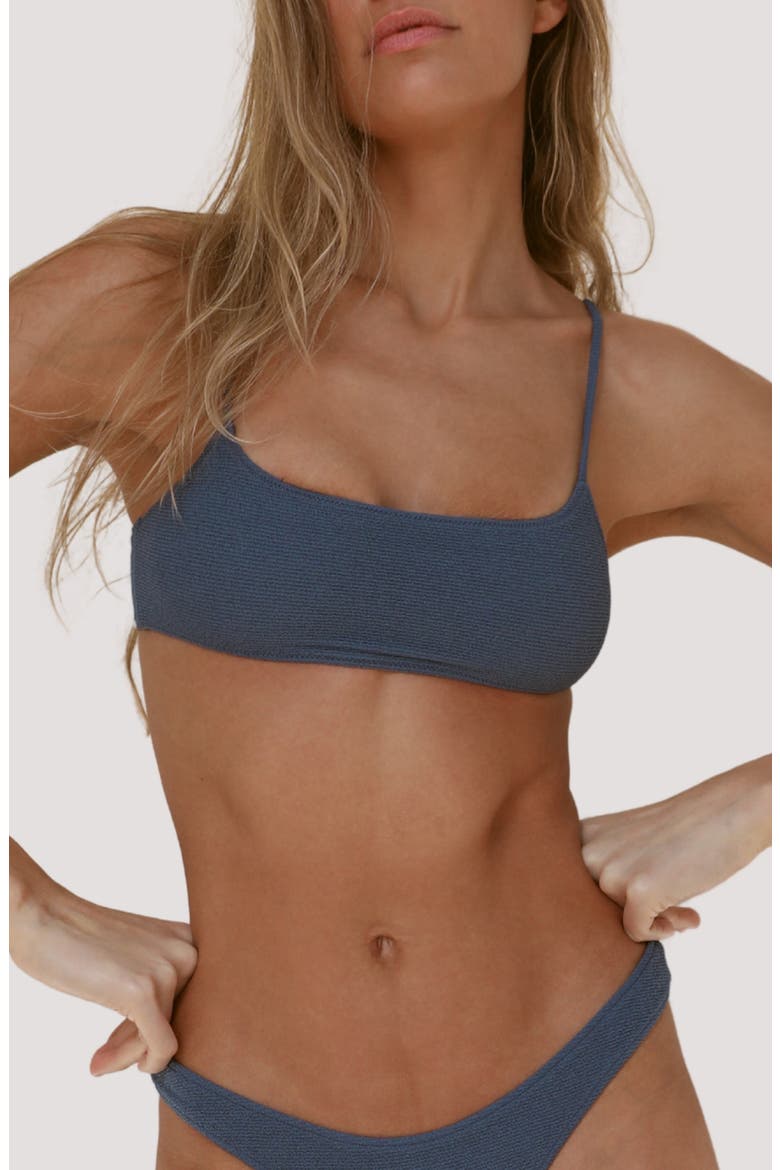Sonny Textured Bikini Top, Main, color, VINTAGE INDIGO RIPPLE