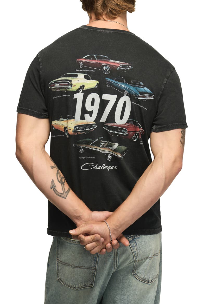 Dodge Challenger Graphic T-Shirt, Alternate, color, JET BLACK