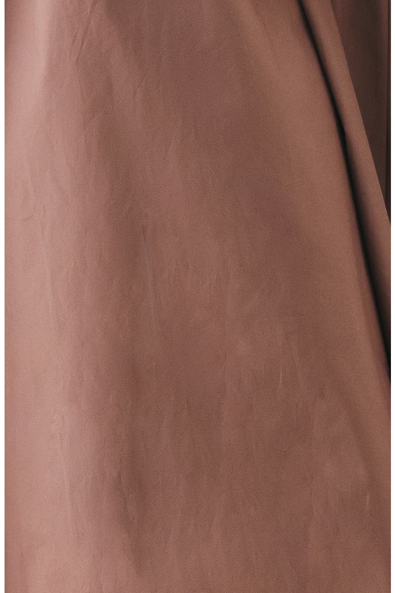Lace Back Cotton Midi Dress, Alternate, color, COCOA