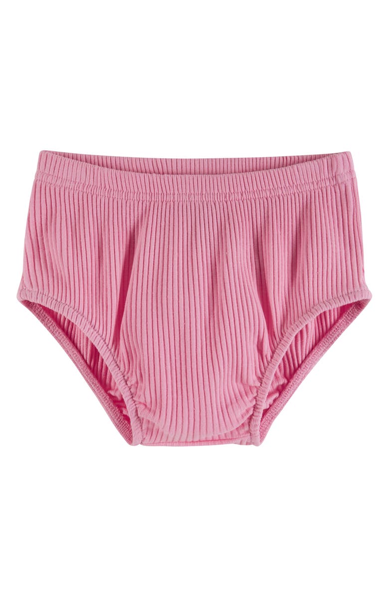 Andy & Evan Rainbow Rib Dress & Bloomers, Alternate, color, Pink Chambray