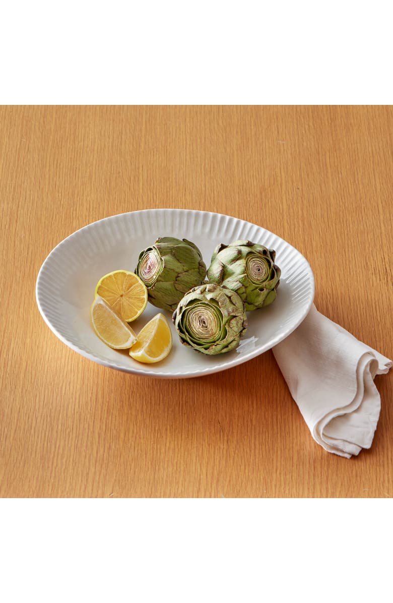 tag Vista Low Serving Bowl Grey Dishwasher Safe Perfect for Entertaining, Alternate, color, Grey