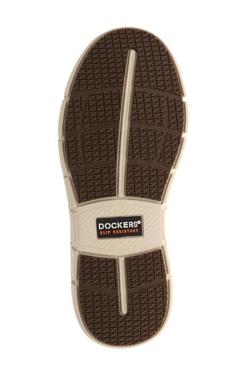 Dockers Mens Sanderson Slip Resistant Casual Sneaker In Brown