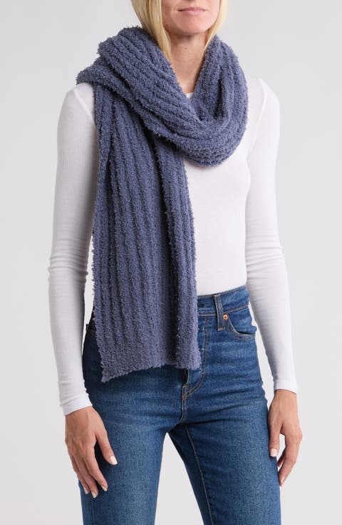 Solid Cozy Ribbed Muffler