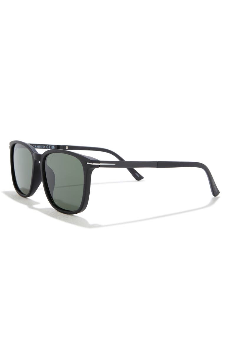 Vince Camuto 129mm Square Tip Sunglasses, Alternate, color, Black