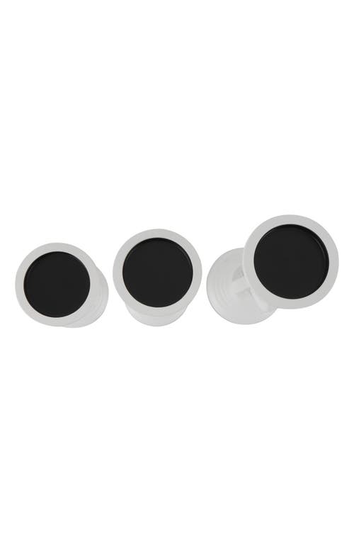Vivian Lune Home Set Of 3 Candleholders In White