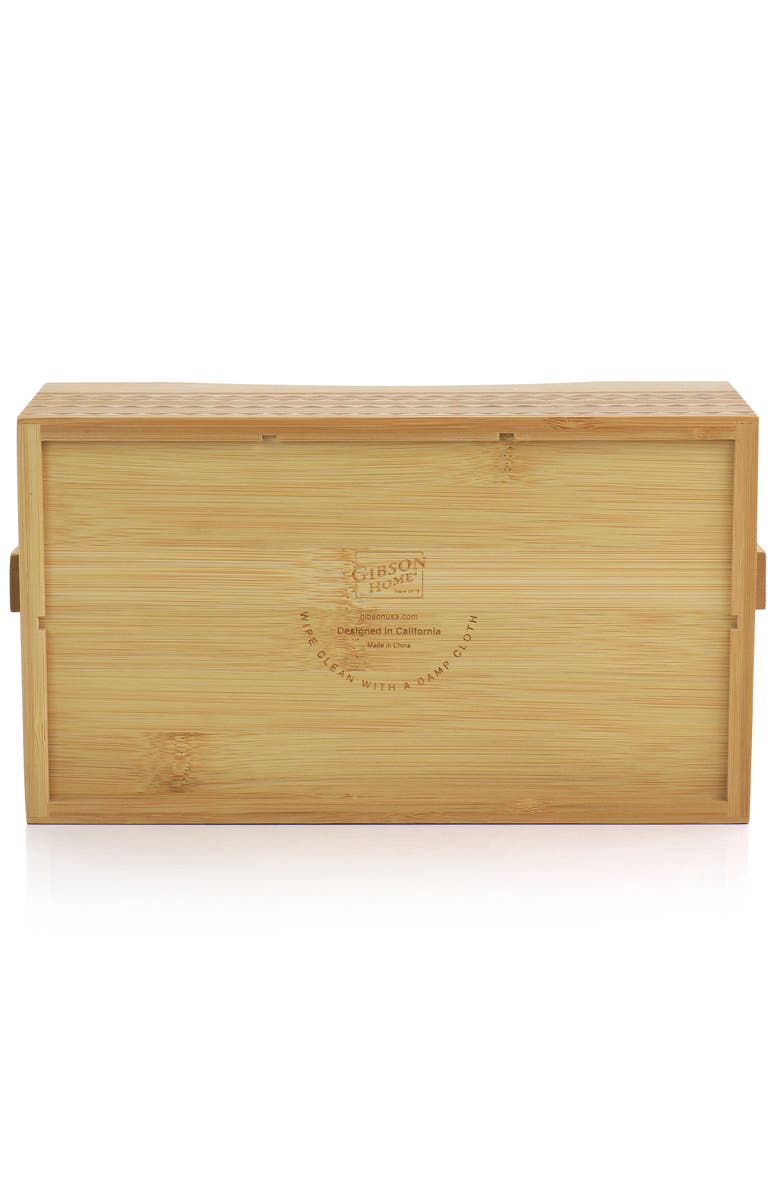 Gibson Home Sadler 11 Inch Portable Utensil Caddy, Alternate, color, Brown