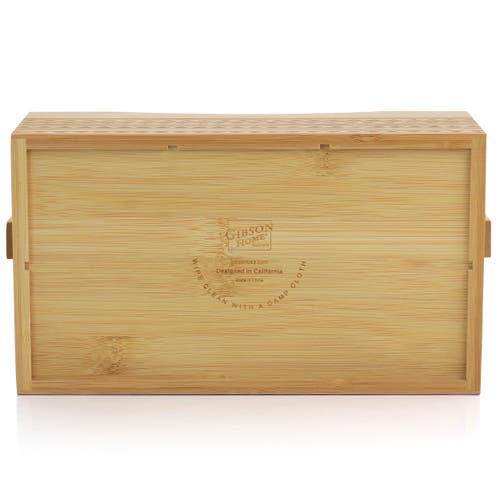 Gibson Home Sadler 11 Inch Portable Utensil Caddy In Brown