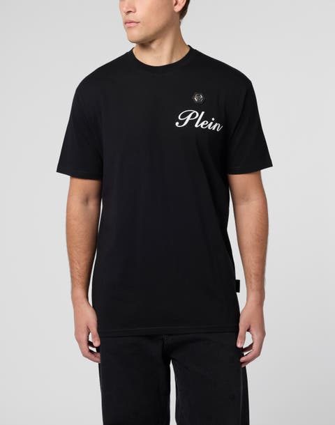 Round Neck T-Shirt Embossed Signature Men