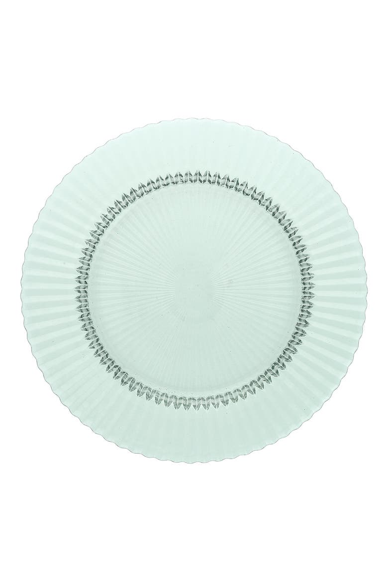 Archie Set of 4 Green Dinner Plates, Main, color, VERDE