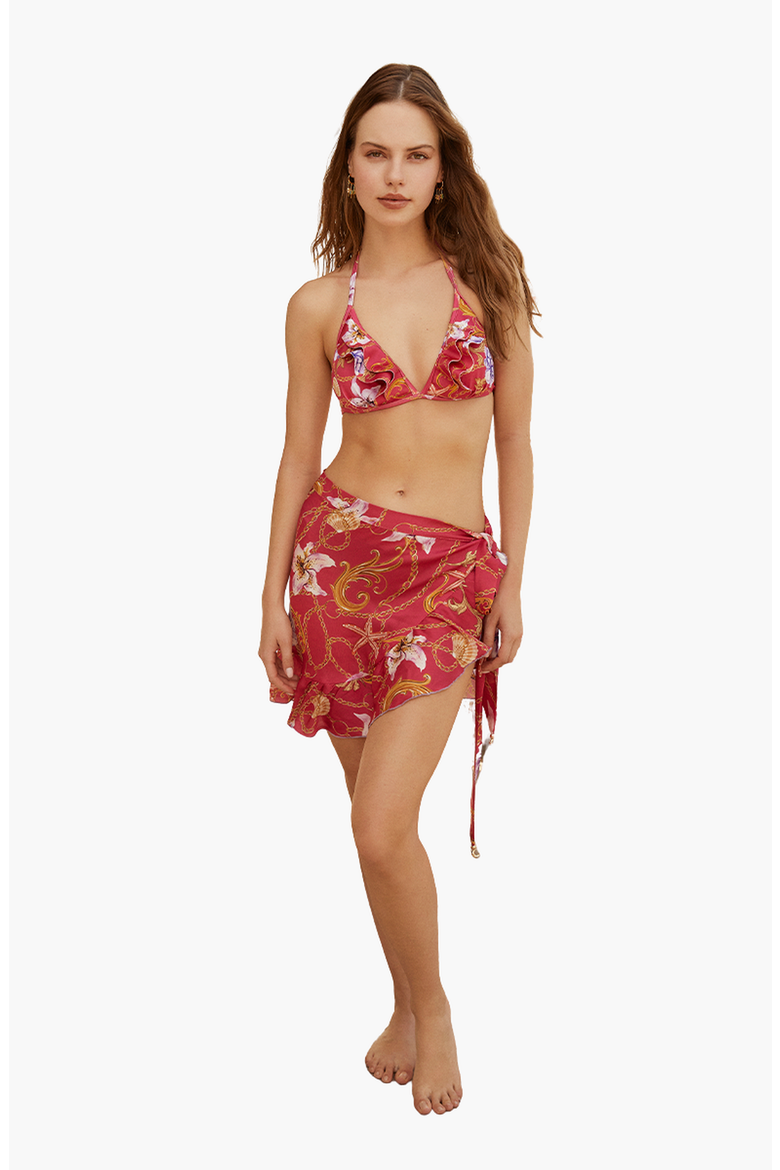 EUROS SHORT PAREO, Main, color, Floral Fuchsia