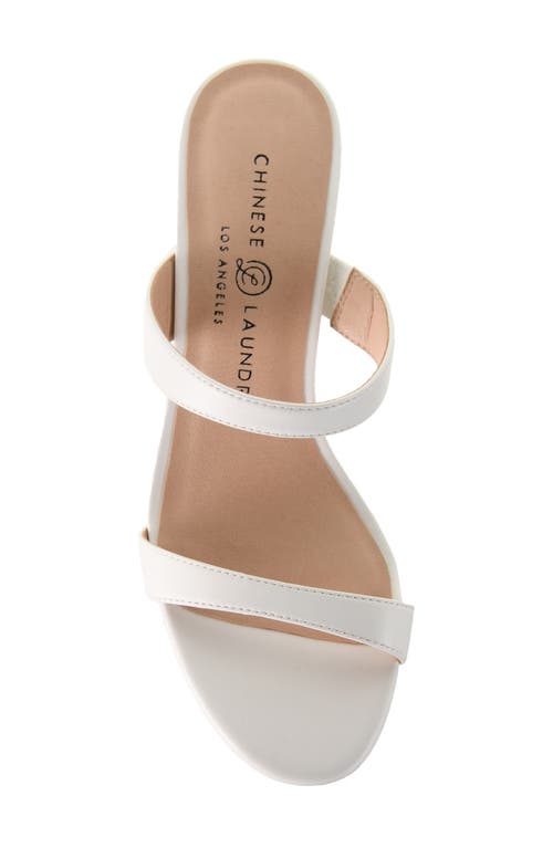 Chinese Laundry Yamila Slide Sandal In White